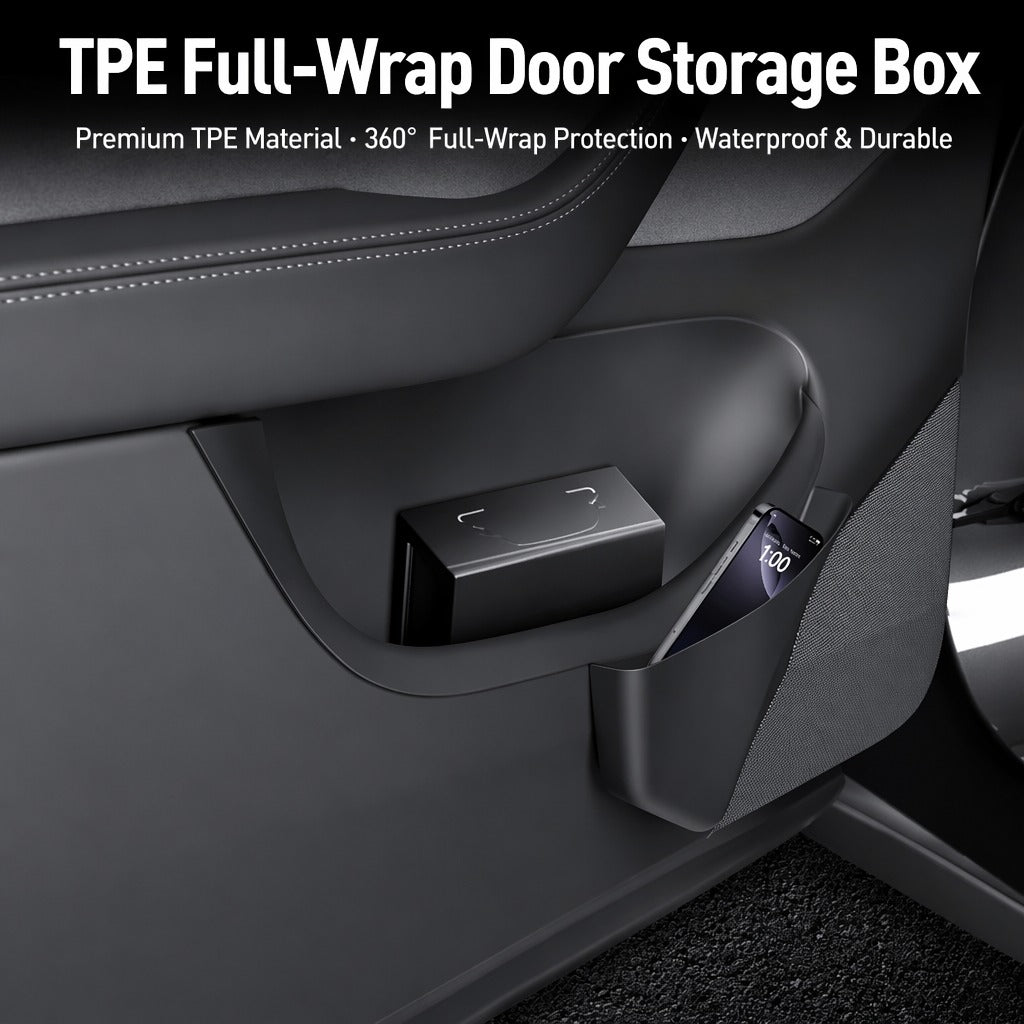 Full-coverage door storage box/organizer for Tesla Model Y Juniper/Model YL