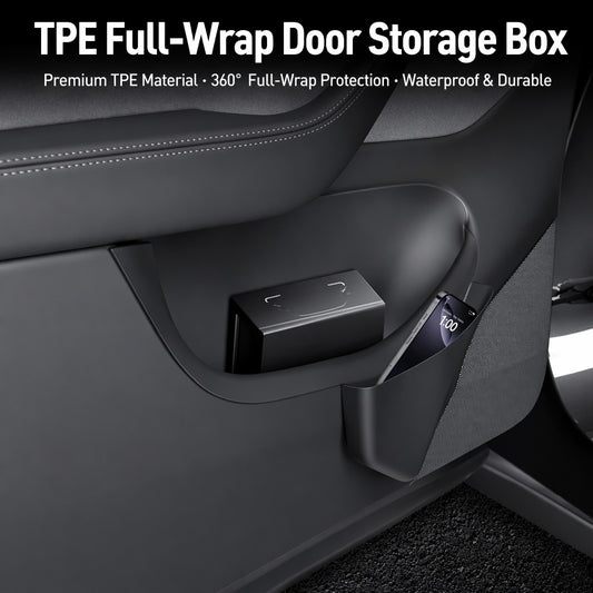 Full-coverage door storage box/organizer for Tesla Model Y Juniper/Model YL