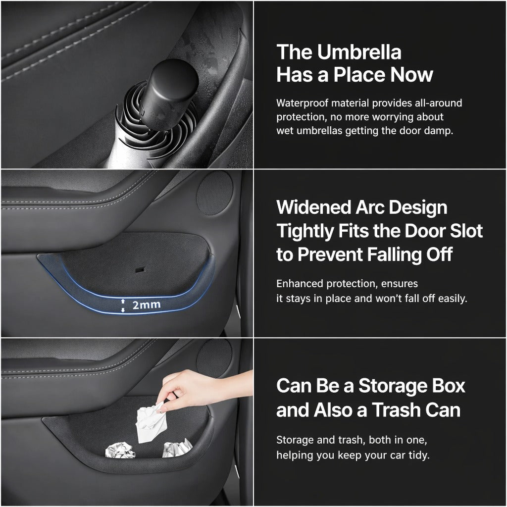 Full-coverage door storage box/organizer for Tesla Model Y Juniper/Model YL