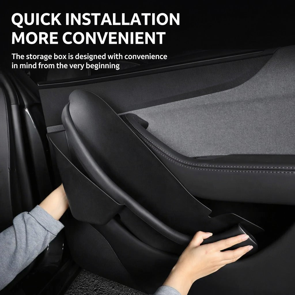 Full-coverage door storage box/organizer for Tesla Model Y Juniper/Model YL