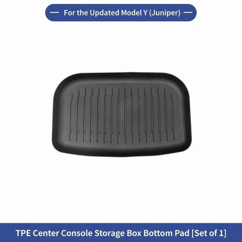 Tesla Model Y Juniper Front & Rear Trunk Mats – TPE Injection-Molded, Waterproof, Scratch-Resistant (Including Lower Trunk Mat)