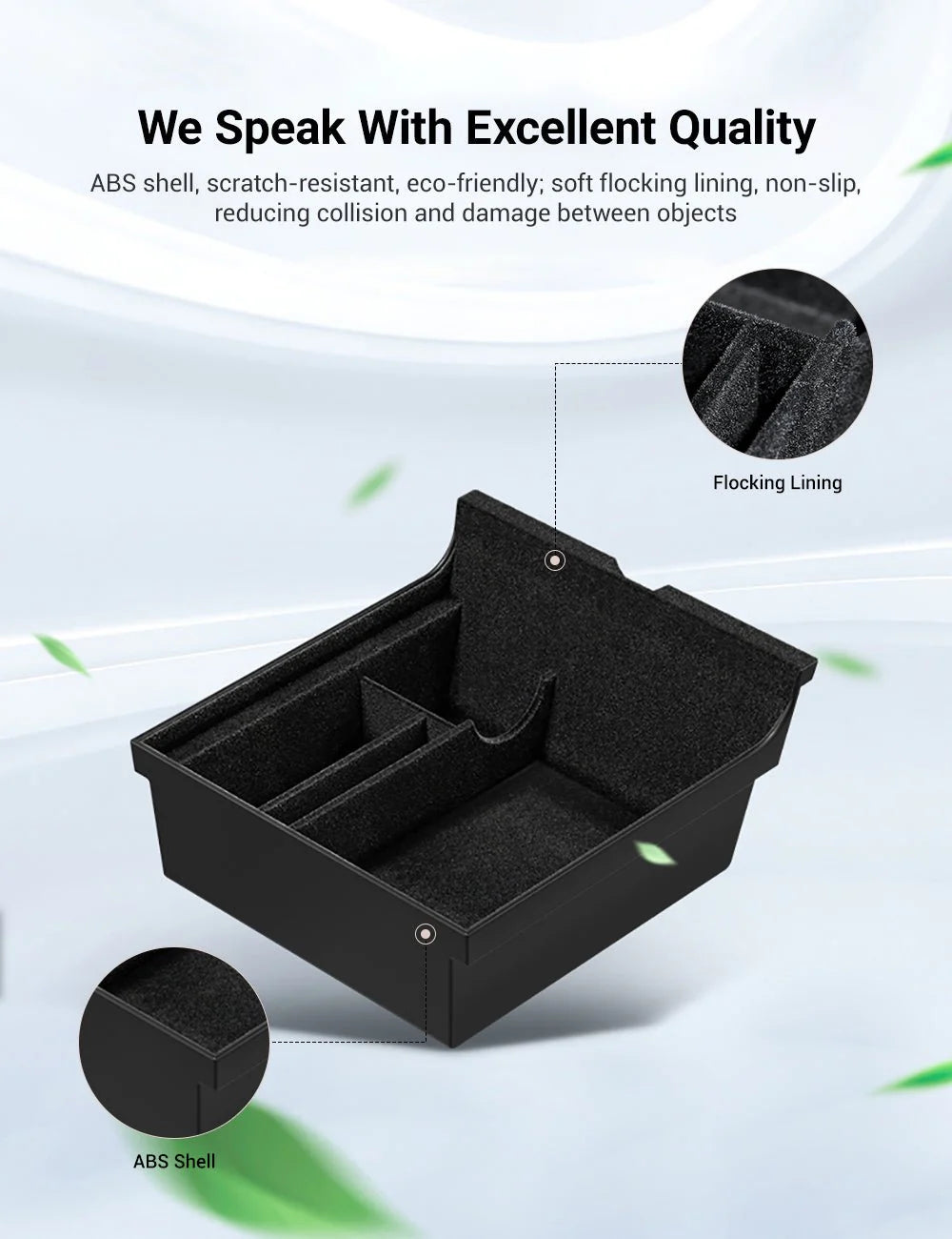 Center Front Storage Box for Model Y Juniper & Model 3 Highland | RidgeMod
